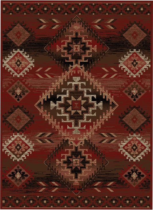 Phoenix Red Rug Collection