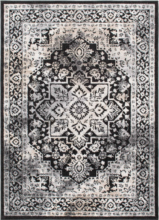 Heather Black Rug Collection