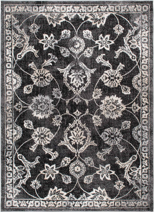 Evelyn Black Rug Collection