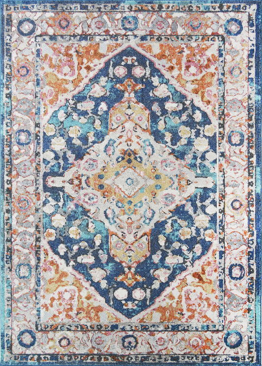 Isabella Blue Rug Collection
