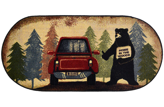 Hitchhiking Bear Rug Collection