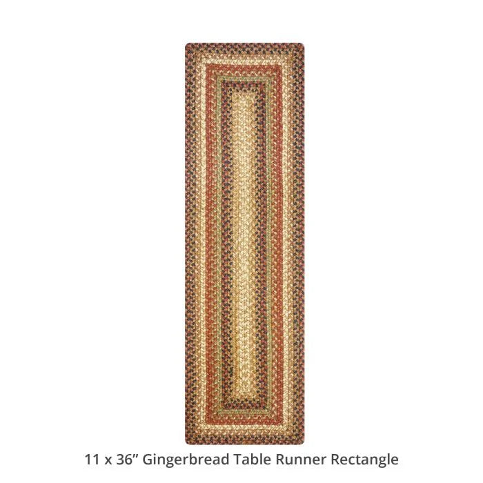 11 x 36 Gingerbread Tablerunner