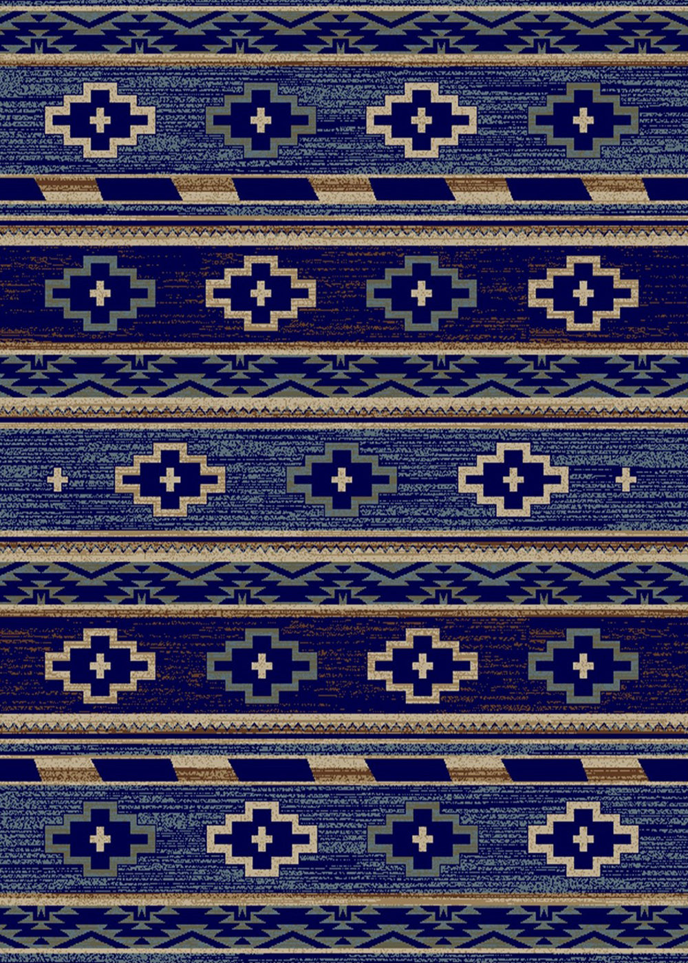 Star Valley Navy Rug Collection