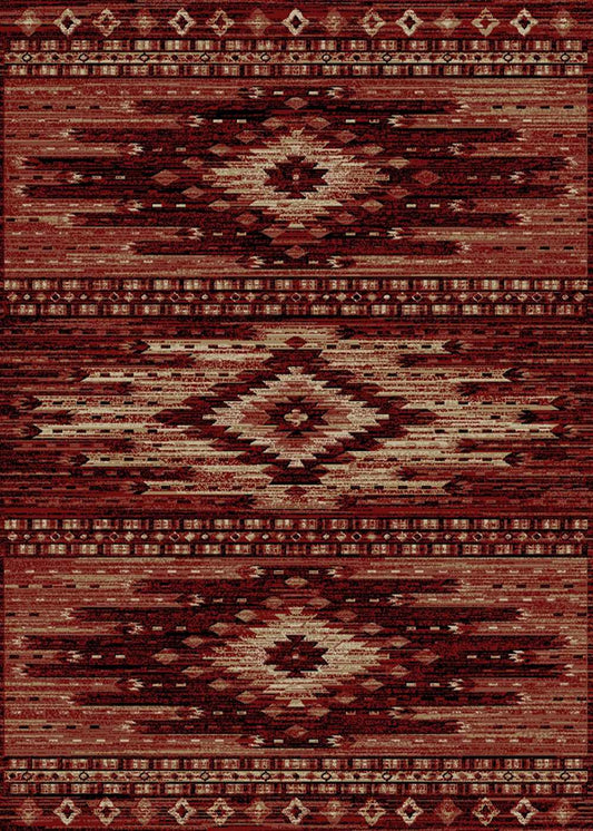 Diamond Head Red Rug Collection