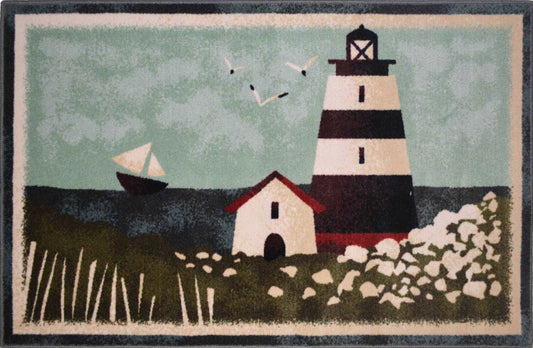 Bayside Lighthouse Rug Collection