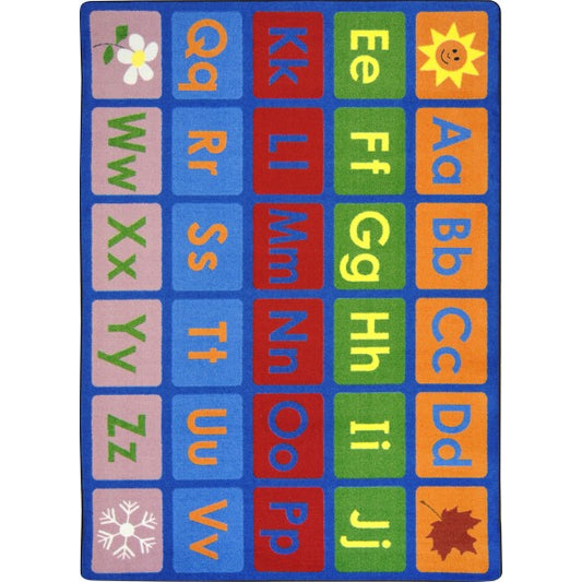 Any Day Alphabet 7'8"x10'9" Rug Collection