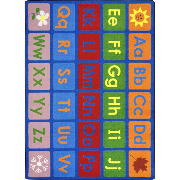 Any Day Alphabet 7'8"x10'9" Rug Collection
