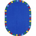 On the Border 5'4" x  7'8" Oval Rug Collection